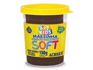 Massa de Modelar Soft 150g Chocolate - Acrilex