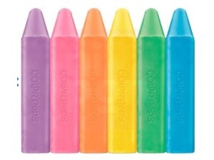 Giz De Chão Color'Peps Caixa com 6 Cores