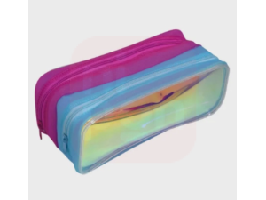 Estojo Cristal Holográfico Duplo Neon Dac E216