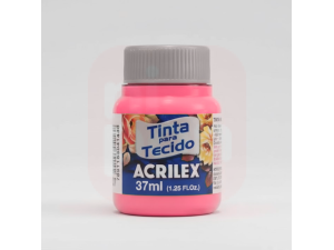 Tinta para Tecido 37ml Rosa 537 – Acrilex 